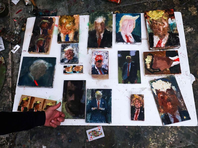 120 shades of Trump gallery