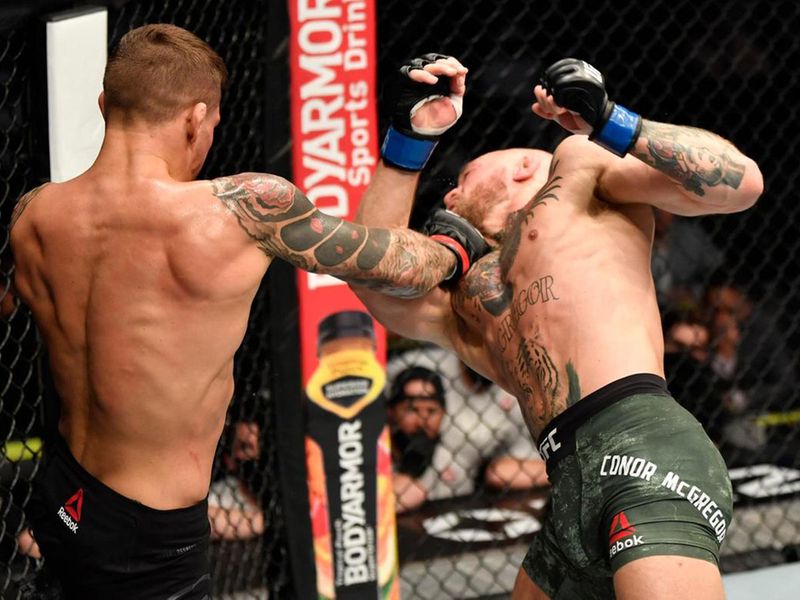 Dustin Poirier defeated Conor McGregor at UFC 257 on Yas Island in Abu Dhabi