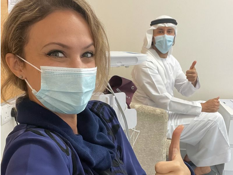 UAE mum bloggers share COVID-19 vaccination photos
