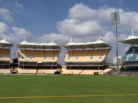Chepauk stadium in Chennai 
