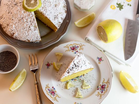 lemon, cake