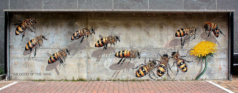 bees mural gallery 