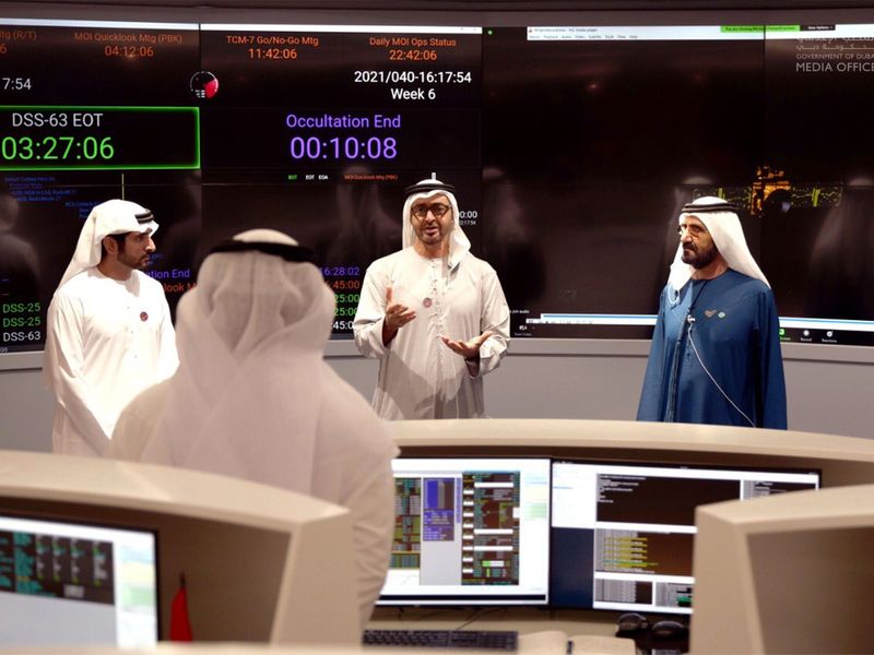 UAE leaders laud Hope Probe success