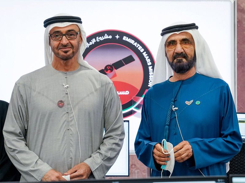 UAE leaders laud Hope Probe success