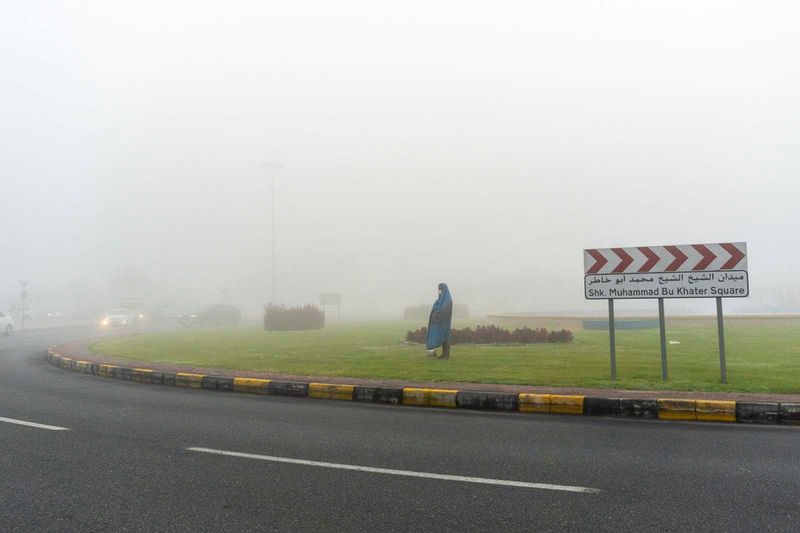 Fog in Sharjah