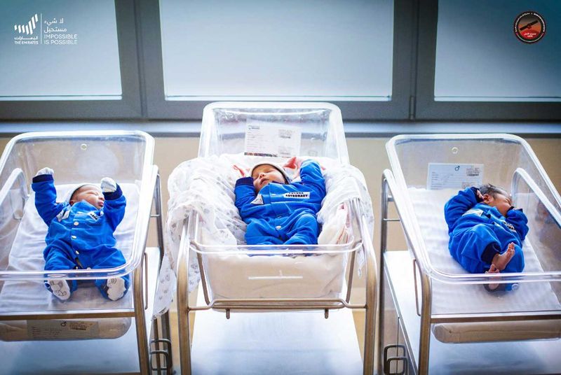 Three babies Hope Probe