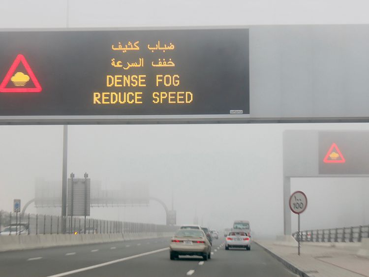 Dubai Police beef up patrols to prevent accidents during foggy weather |  Government – Gulf News