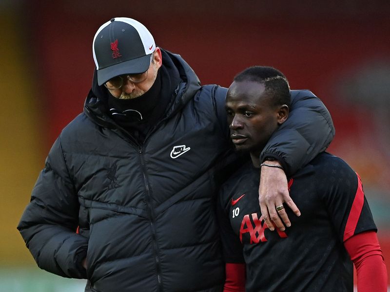 Jurgen Klopp and Sadio Mane