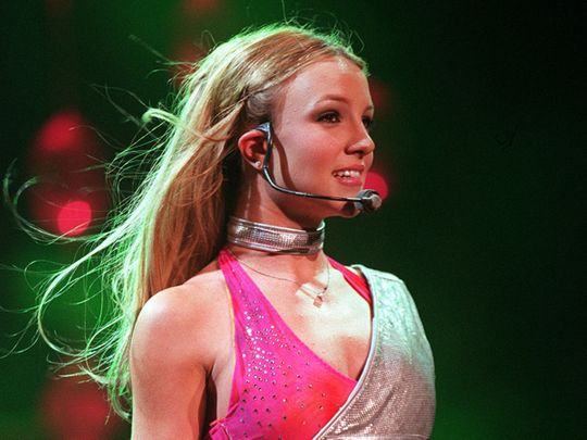 Britney Spears in concert at the Jones Beach Theater on Long Island, June 27, 2000. The legal battle over who should control Spears’ finances and personal life is scheduled to return to the courtroom in February 2021 amid a renewed discussion of how she was treated during her meteoric rise as a teenage pop star. (G. Paul Burnett/The New York Times)