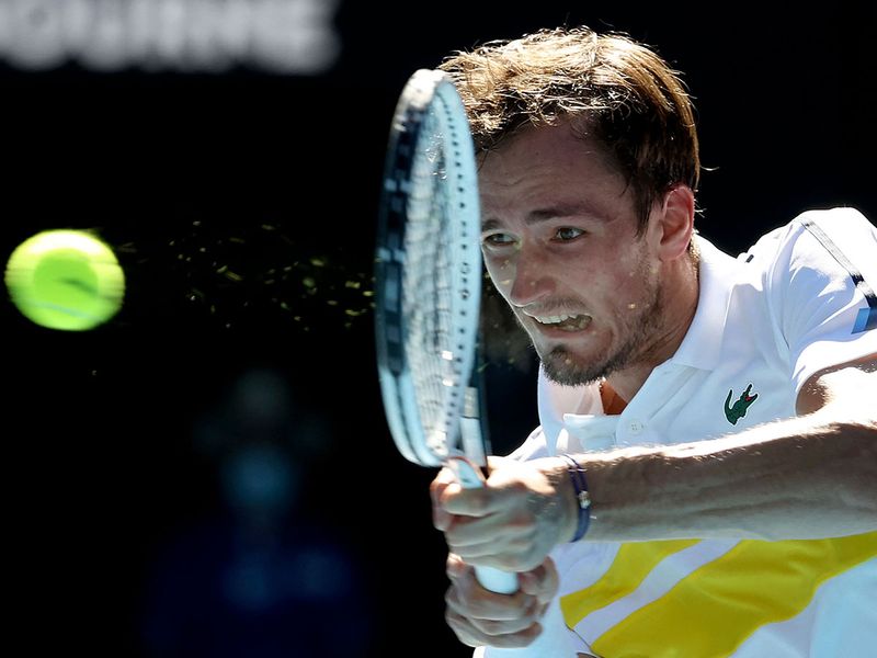 Daniil Medvedev defeated Andrey Rublev in the Australian Open