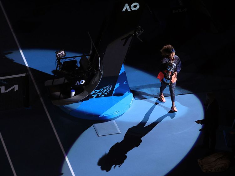 Naomi Osaka on her way to Australian Open victory over Jennifer Brady