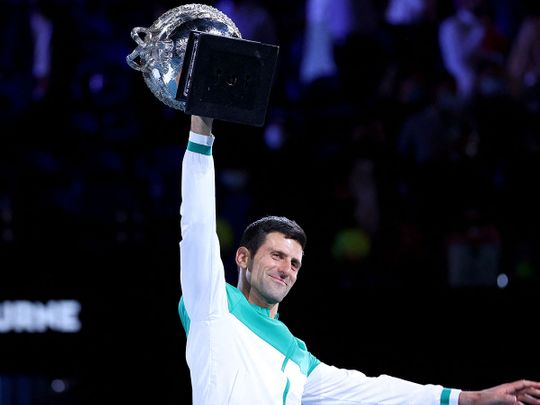 Novak Djokovic claims his ninth Australian Open trophy