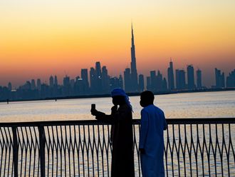 Stock Dubai Skyline