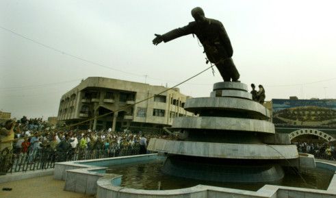 IRAQ Saddam statue-1613990758265