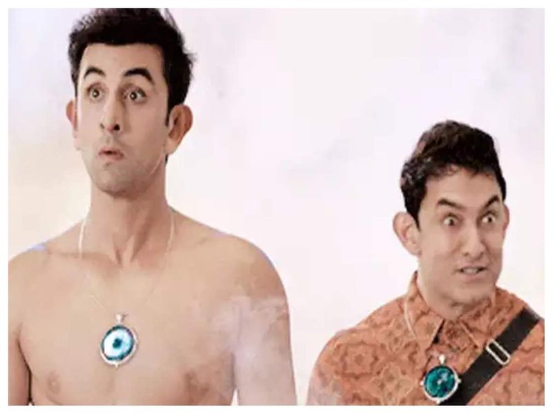 Ranbir Kapoor and Aamir Khan in PK