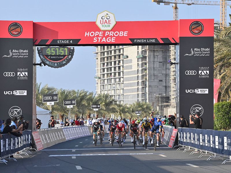 Ireland’s Sam Bennett claims win on Hope Probe Stage of UAE Tour on Marjan Island