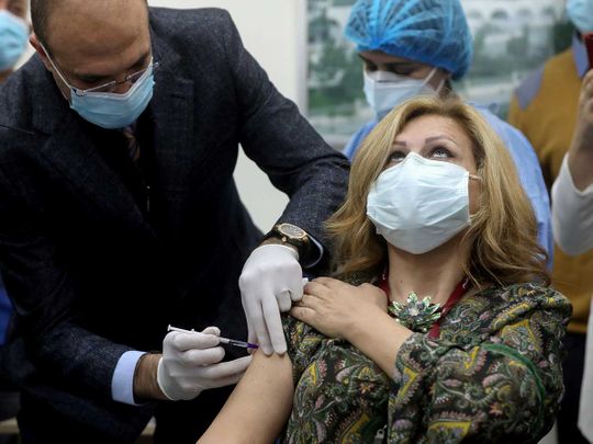 Lebanon's caretaker health minister Hamad Hasan  vaccine covid