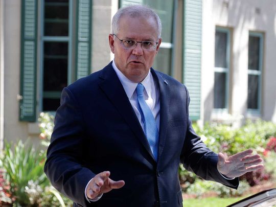 Australia's Prime Minister Scott Morrison