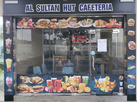 Al Sultan Hut Cafeteria closed in Al Ain
