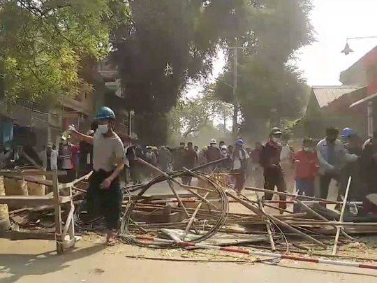Myanmar protest