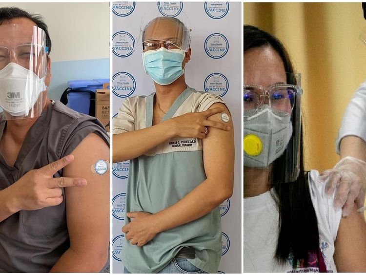 Medical workers in the Philippines