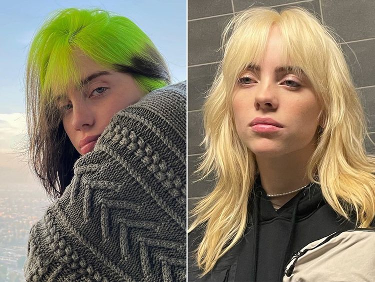 Billie Eilishs hair transformation over the years  YAAY Music