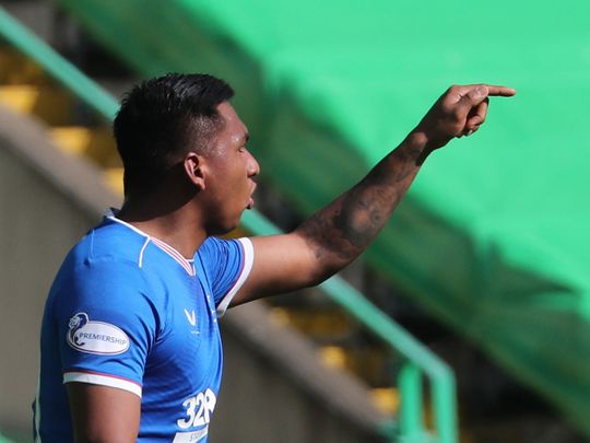 Alfredo Morelos rescued a point for Rangers against Celtic