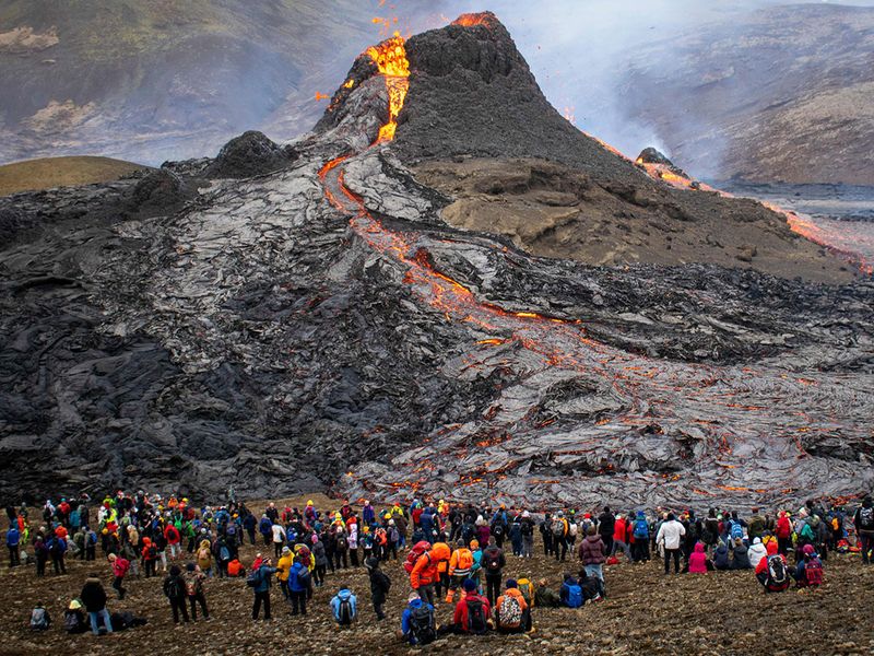 Fagradalsfjall volcano gallery