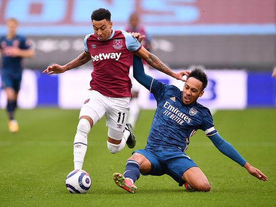 English Premier League: West Ham v Arsenal shock as Hammers score double own goal and 'two face' Gunners come back from 3-1 at | Football – Gulf News