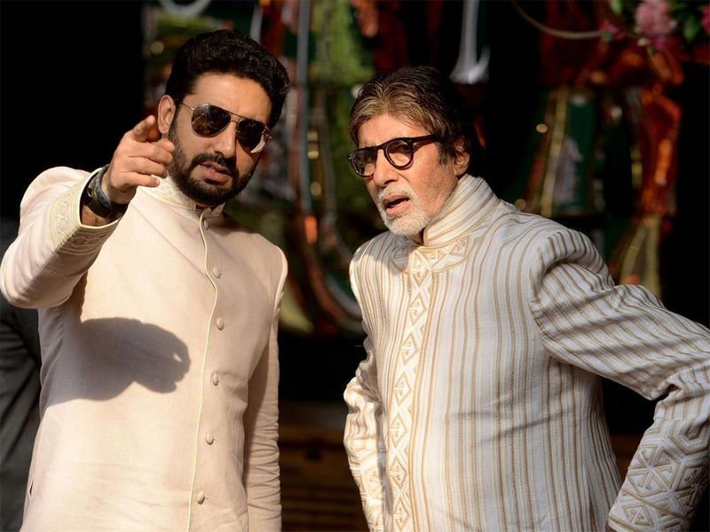 Abhishek and Amitabh Bachchan