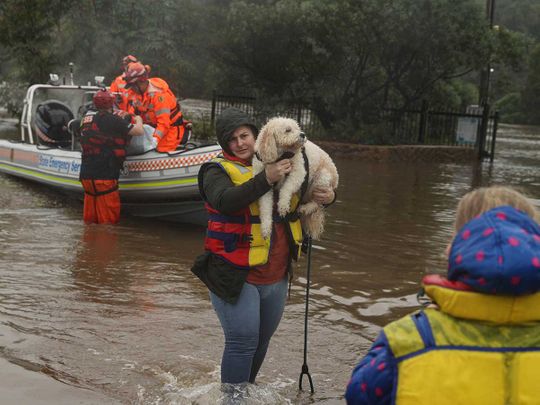 Australia rescue flood