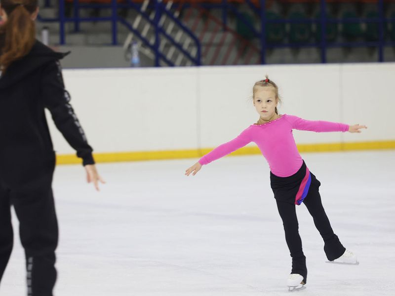 Dubai: Young ice-skater Lyudmila Zykova