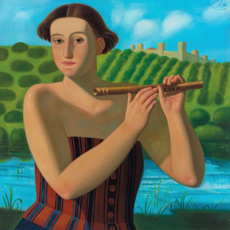 Afifa Aleiby, Flute, 2012, Courtesy of the Artist and Kristin Hjellegjerde Gallery.-1616922924942