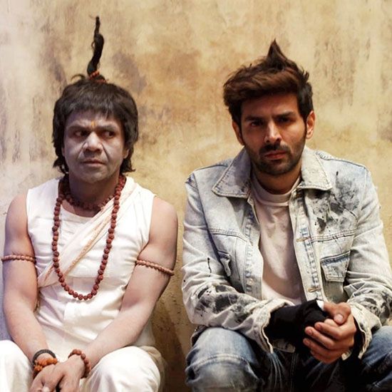 Kartik Aaryan shares hilarious Holi post with Rajpal Yadav