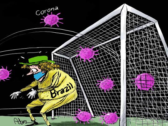 Cartoon: Brazil's Covid-19 crisis worsens | Cartoons – Gulf News - Gulf News