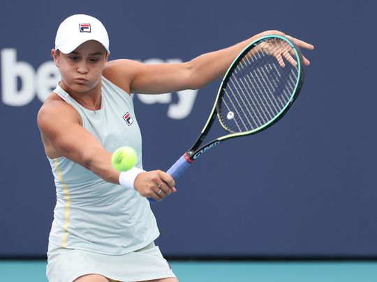 Ash Barty is preparing for the claycourt season