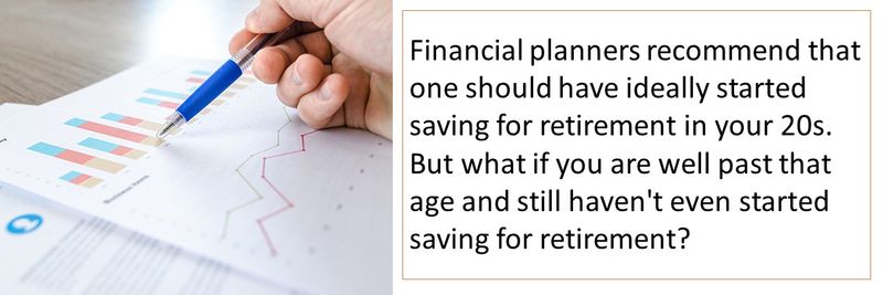 Saving late for retirement