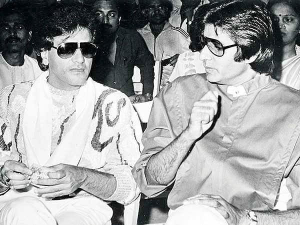 Jeetendra with Amitabh Bachchan