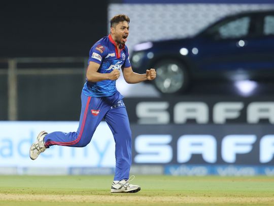 IPL 2021: Taking M.S. Dhoni&#39;s wicket was like a dream, says Avesh Khan | Ipl – Gulf News