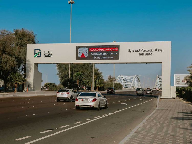 Motorists paying Abu Dhabi Darb road tolls during amended Ramadan hours |  Uae – Gulf News