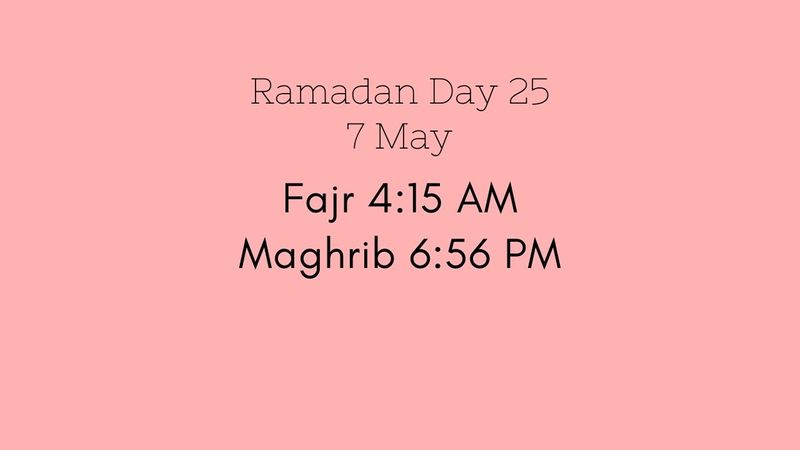 Ramadan Iftar timings