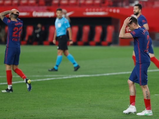 Atletico Madrid have seen their 10-point lead in La Liga disappear