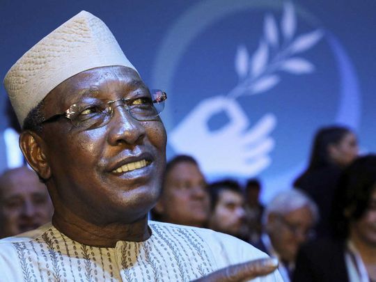 Chadian President Idriss Deby