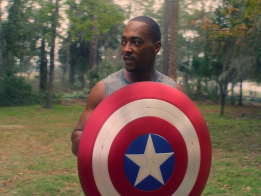 Anthony Mackie in The Falcon and Winter Solider