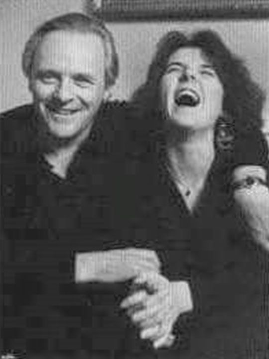 Anthony Hopkins and his daughter Abigail Hopkins