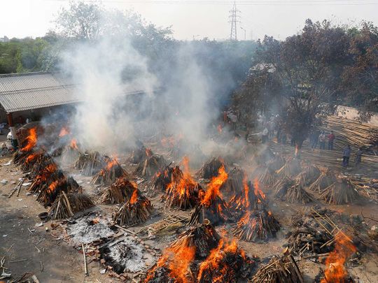 India cremation covid