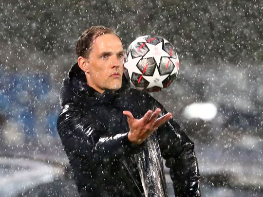 Chelsea boss Thomas Tuchel during the clash with Real Madrid
