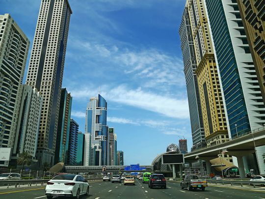 Stock Dubai skyline property