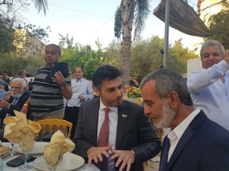 UAE ambassador to Israel Mohammad Mahmoud Al Khajah iftar