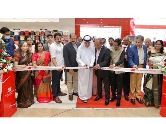 Kalyan Silks' biggest showroom in Dubai opens at Qusais